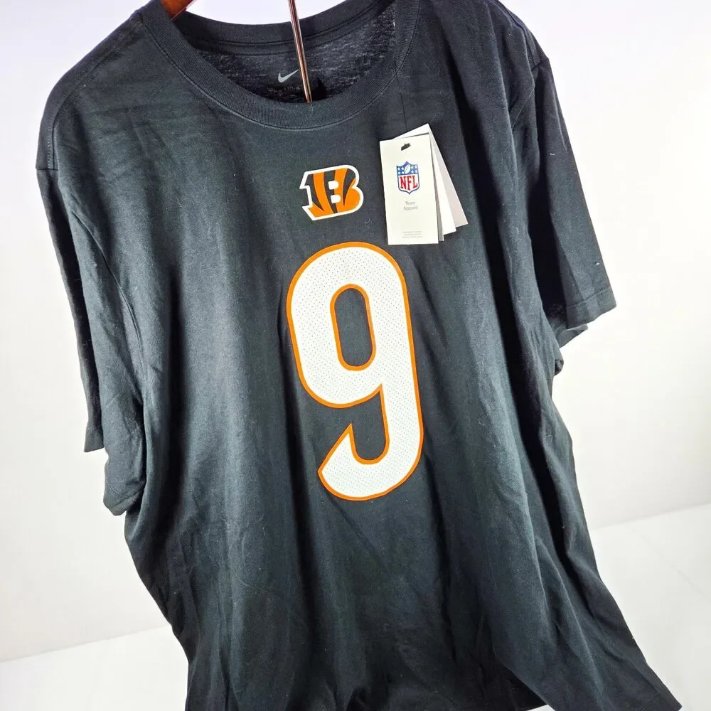 Nike Cincinnati Bengals Joe Burrow #9 T-Shirt Size XXL New With Tags